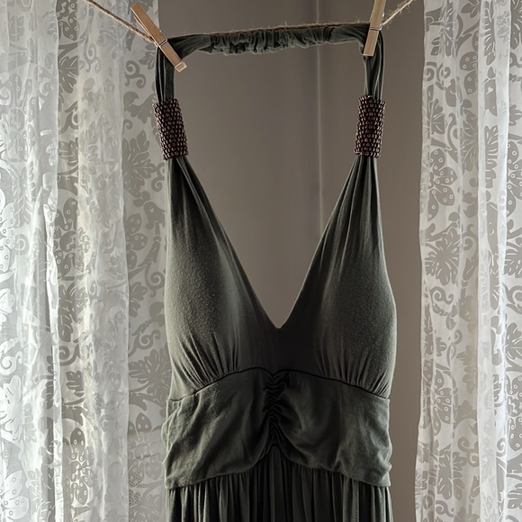 Army Green Dress - Picture 3 of 4